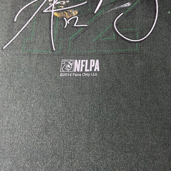 Aaron Rodgers RELAX Adult Green Bay Packers NFLPA Short Sleeve T-shirt Size XL - Picture 3 of 8